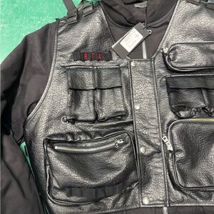 RTA MATTE BLACK TACTICAL GERONIMO JACKET Medium